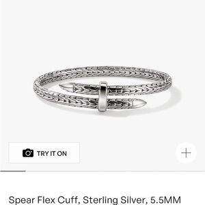 John HardySterling Silver Spear Flex Cuff Bracelet